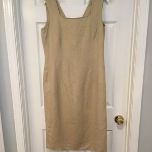 Linen summer sleeveless dress
